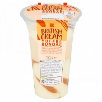 Coop Toffee Sundae 125g