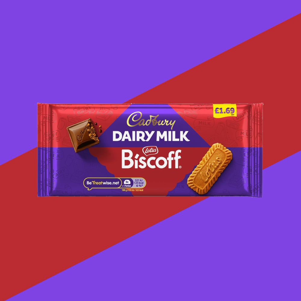 Cadbury Dairy Milk Biscoff Chocolate Bar 95g