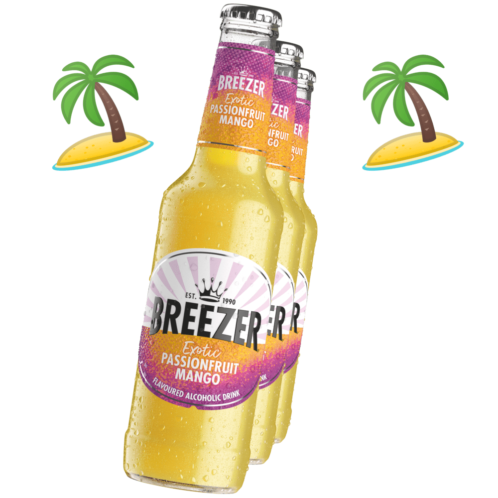 Bacardi Breezer Exotic Passionfruit &amp; Mango 275ml