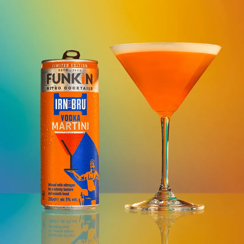 Funkin&#39; Cocktails Irn Bru Vodka Martini 200ml
