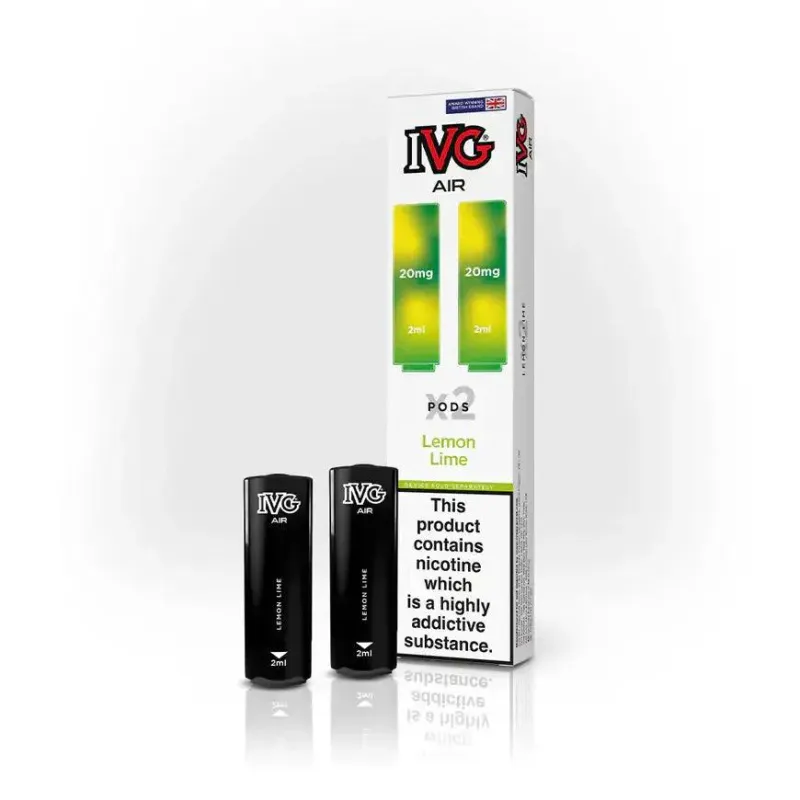 NEW IVG Air 4in1 PODS Lemon Lime 2pk