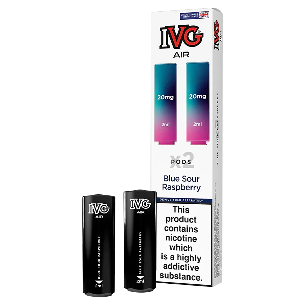 IVG Air 4in1 PODS Blue Sour Raspberry 2pk