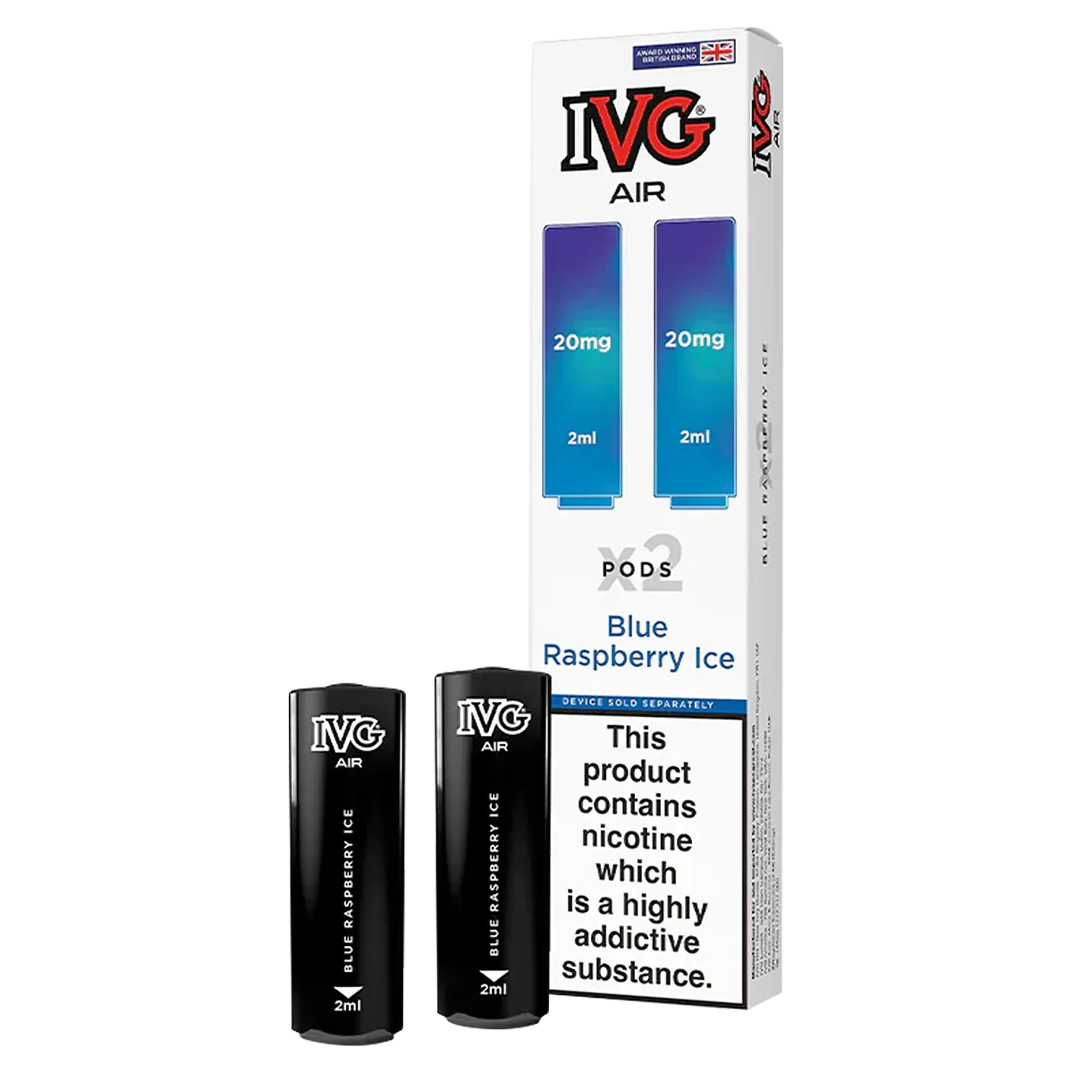 IVG Air 4in1 PODS Blue Raspberry Ice 2pk