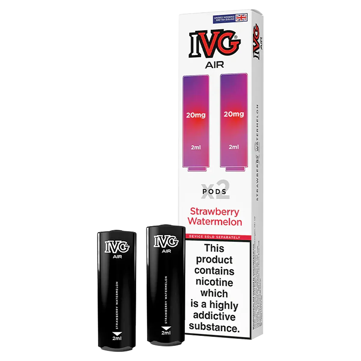 IVG Air 4in1 PODS Strawberry Watermelon 2pk