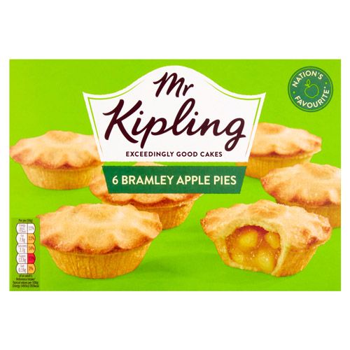 Mr Kipling 6pk Bramley Apple Pies