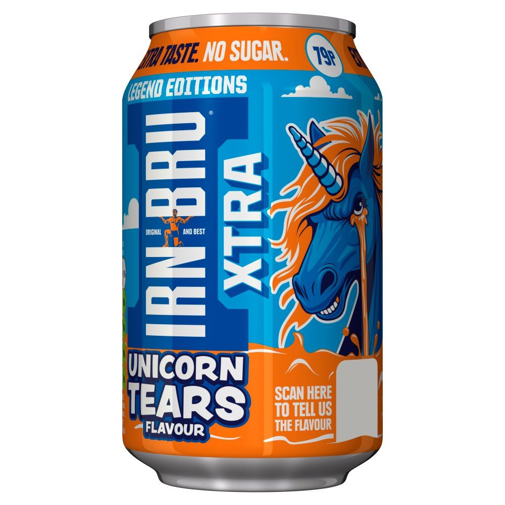 NEW Irn Bru Legend Editions Nessie Unicorn Tears 330ml