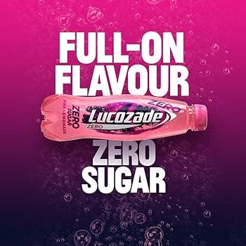 Lucozade Energy Zero Pink Lemonade 500ml
