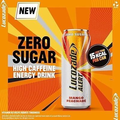 Lucozade Alert Mango Peachade 500ml