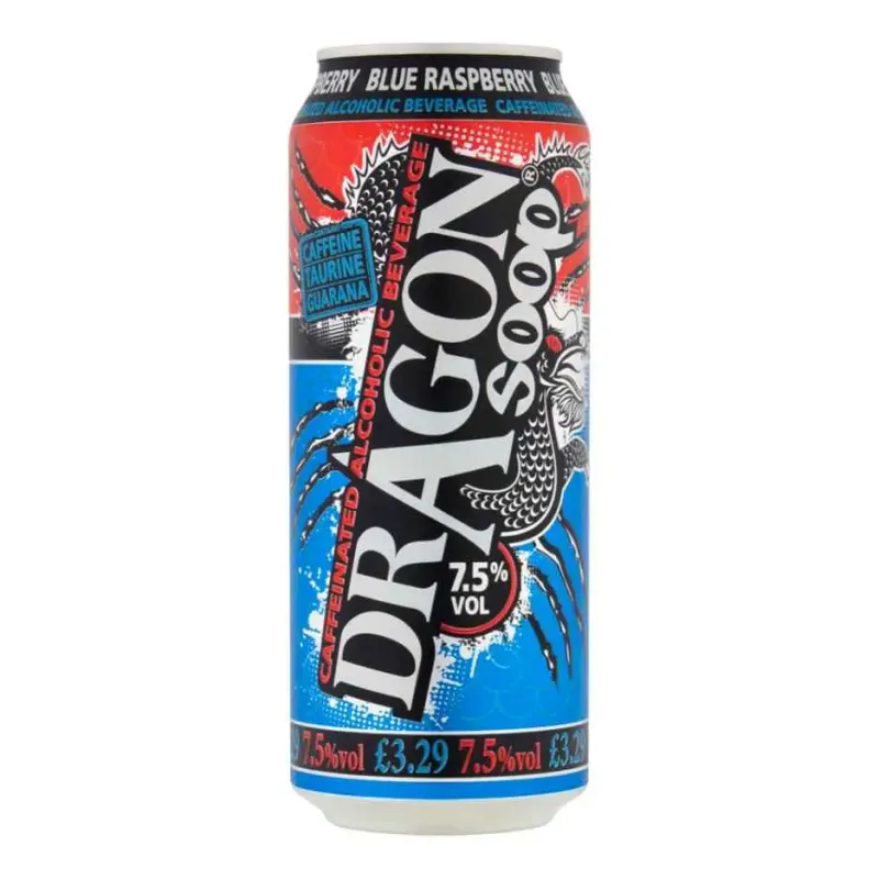 Dragon Soop Blueberry &amp; Raspberry 500ml