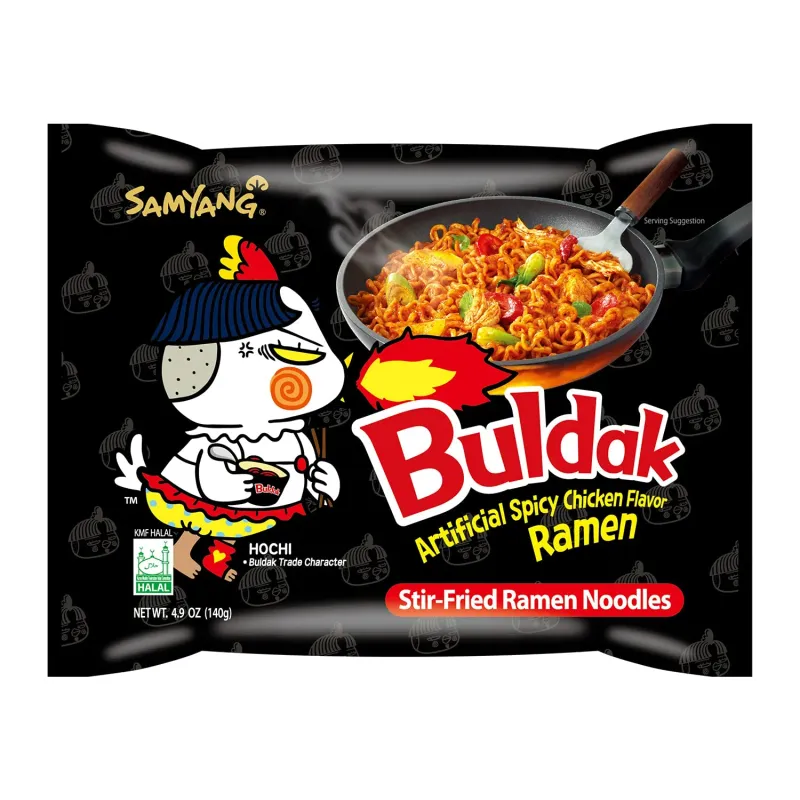 Buldak HOT Chicken Flavour Noodles (Black) 130g