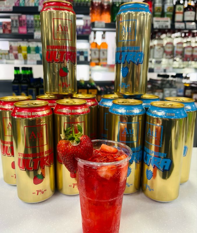 NEW AU Vodka Ultra Strawberry Burst Cocktail 500ml