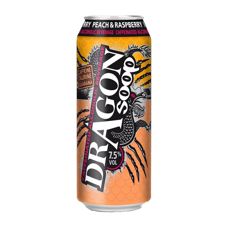 Dragon Soop Peach &amp; Raspberry 500ml