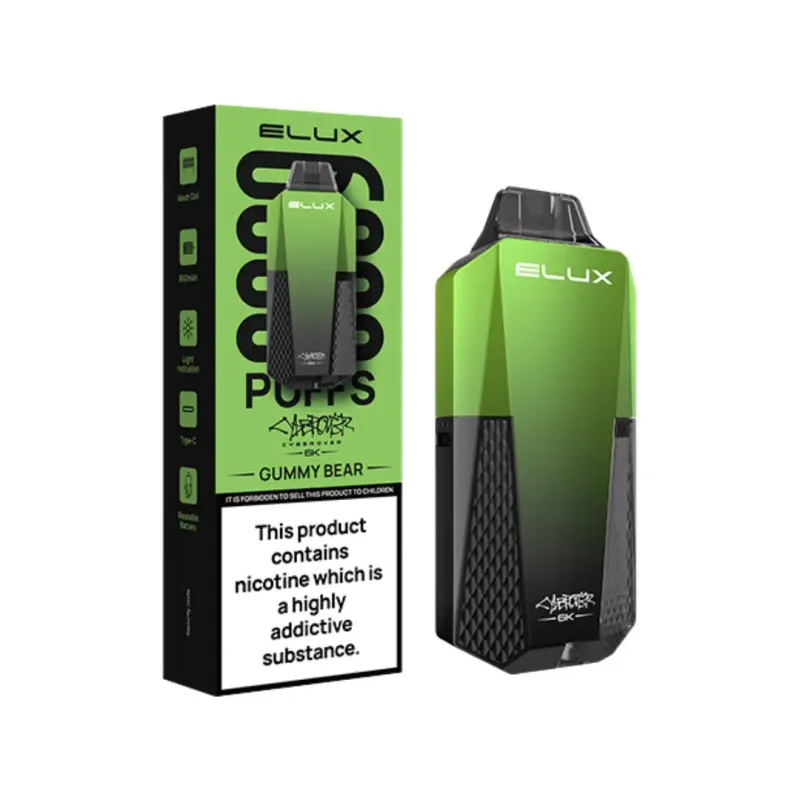 ELUX DEVICE Cyberover Gummy Bear 6000 Puffs
