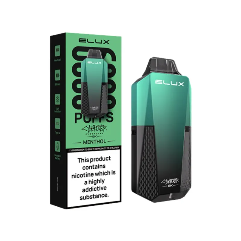ELUX DEVICE Cyberover Menthol 6000 Puffs