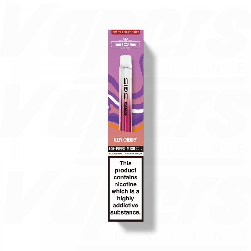 SKE Crystal Pro Refillable Kit Fizzy Cherry 600 Puffs