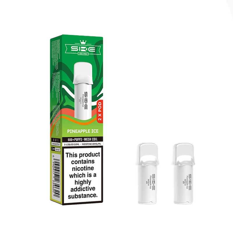 SKE Crystal Pro Refill Pods Pineapple Ice 2pk