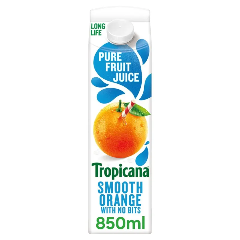 Tropicana Smooth Orange Juice 850ml