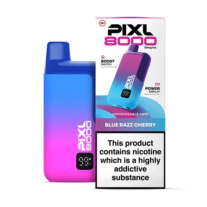 PIXL 8000 XL 20mg Blue Razz Cherry