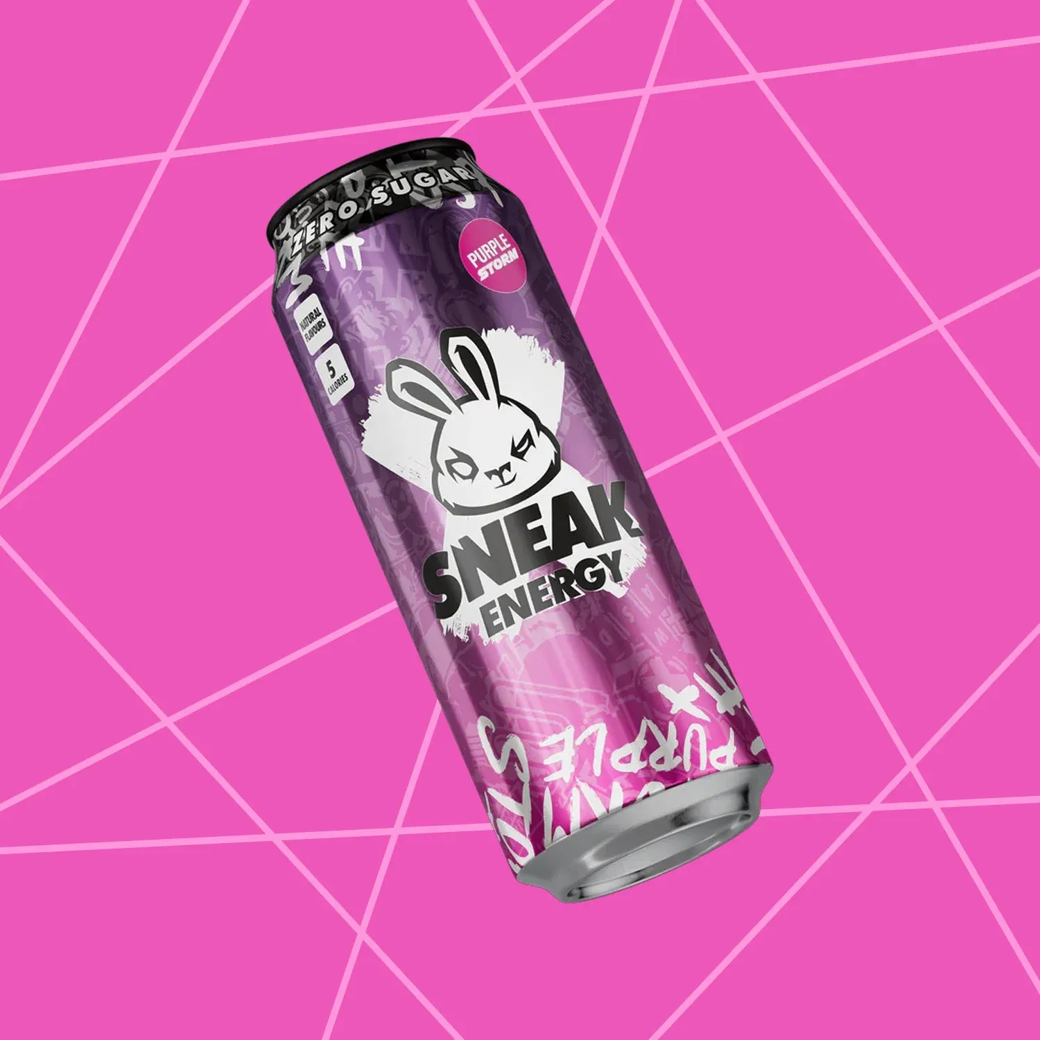 NEW Sneak Energy Purple Storm Zero 500ml