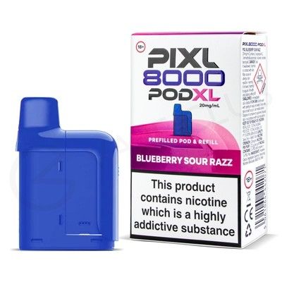 PIXL 8000 XL 20mg Blueberry Sour Razz