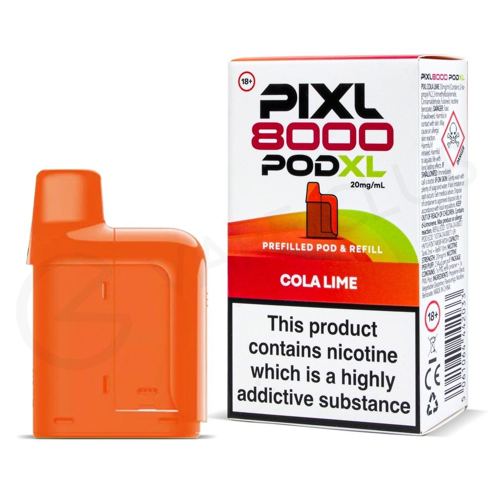 PIXL 8000 XL 20mg Cola Lime