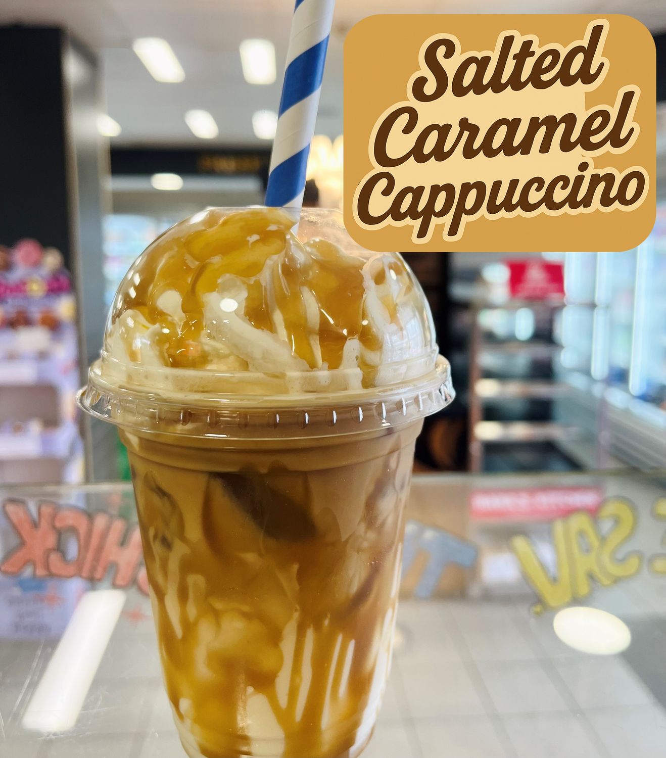NEW Iced Salted Caramel Cappuccino 12oz