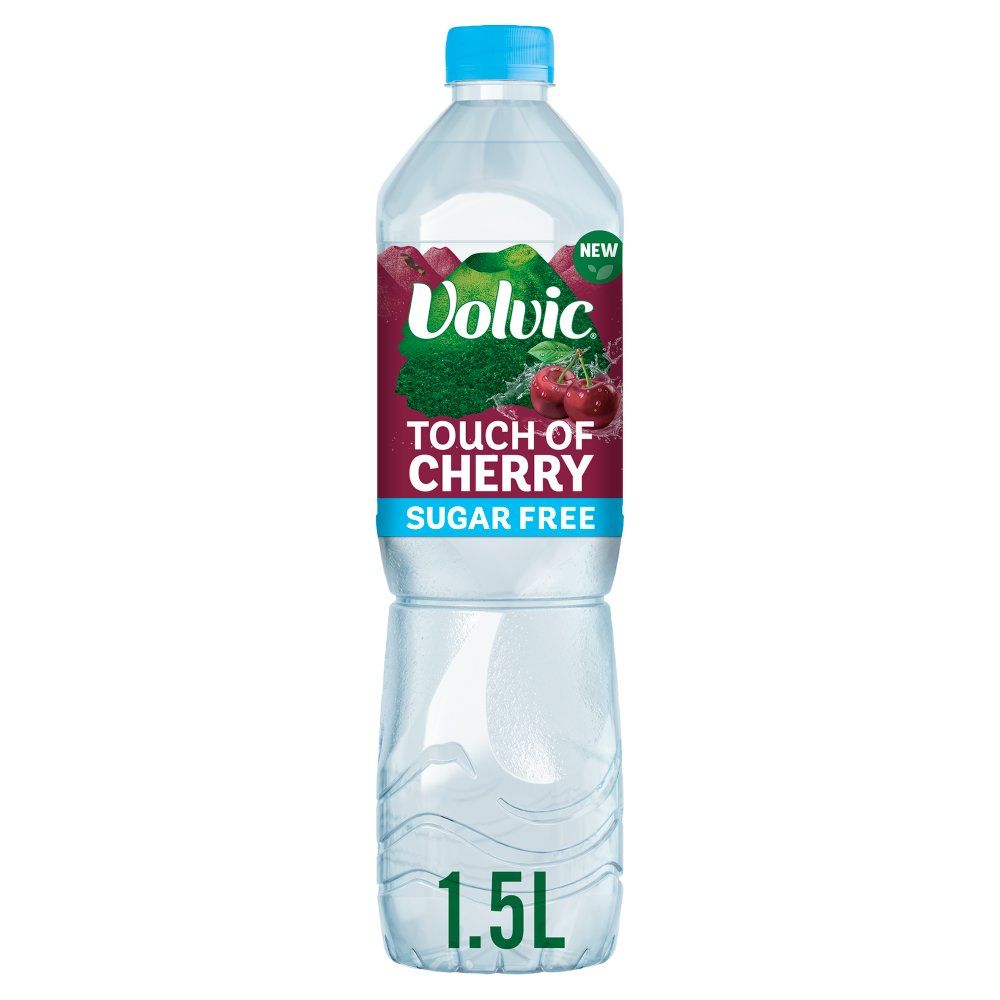 Volvic Touch of Fruits Cherry Sugar Free Natural Flavoured Water 1.5L