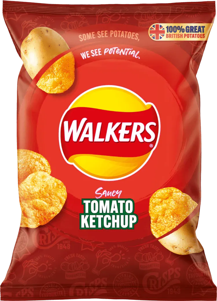 Walkers Heinz Tomato Ketchup 65g