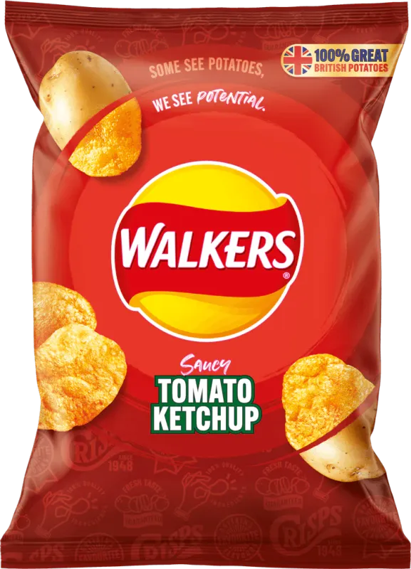 Walkers Heinz Tomato Ketchup 65g