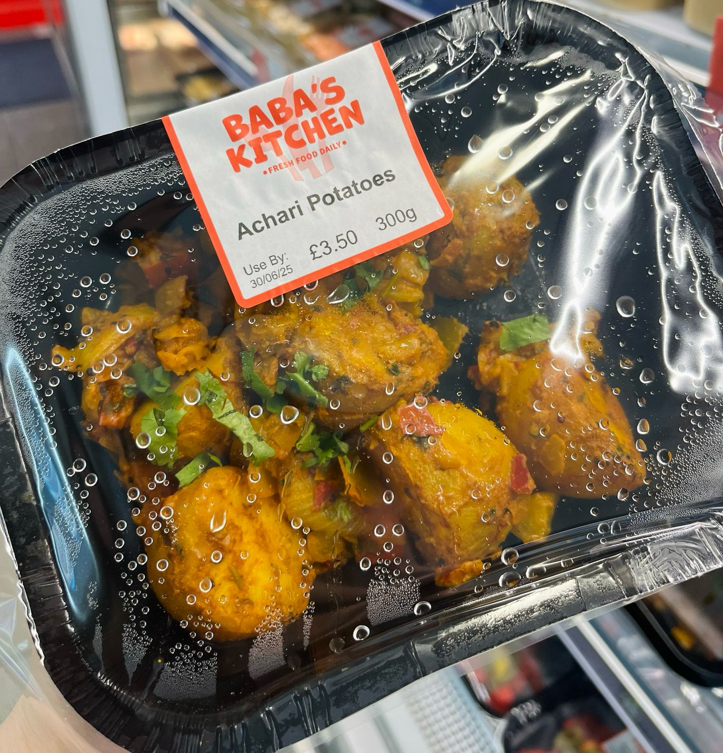 Homemade Achari Potatoes