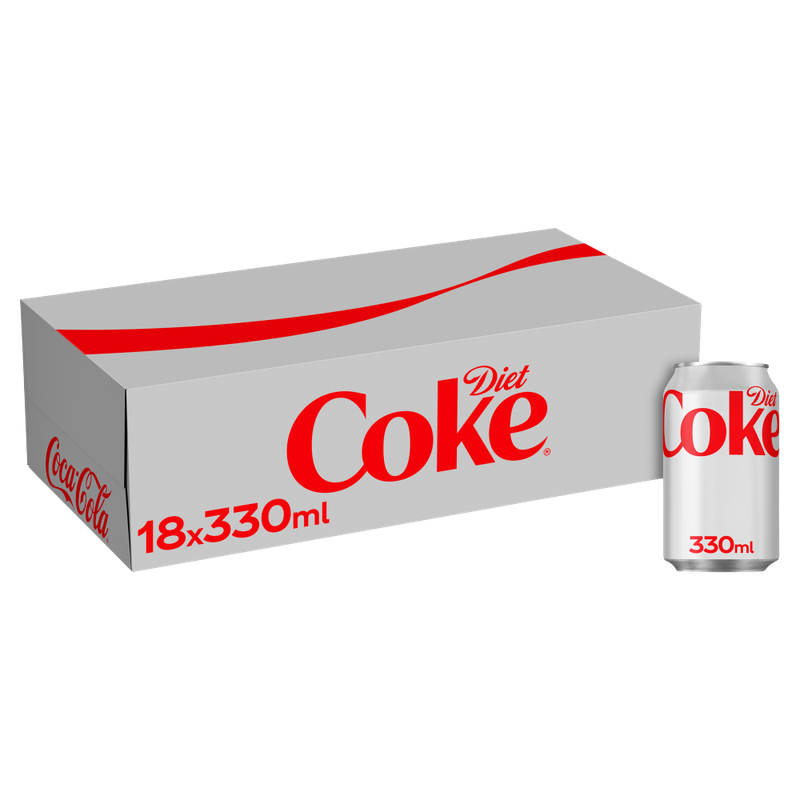 SAVER DEAL Diet Coke 18 x 330ml