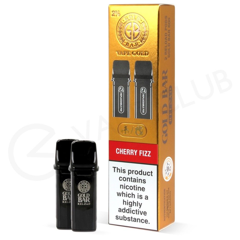Gold Reload Bar 2% Nicotine Cherry Fizz PODS 2pk