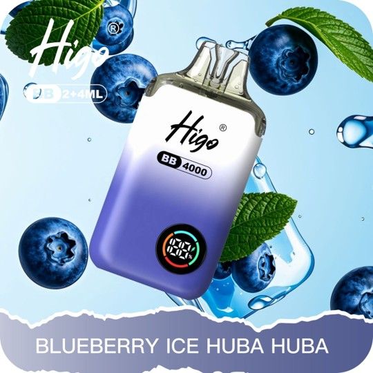 Higo BB 4000 Puffs Device Blueberry Ice/Huba Huba