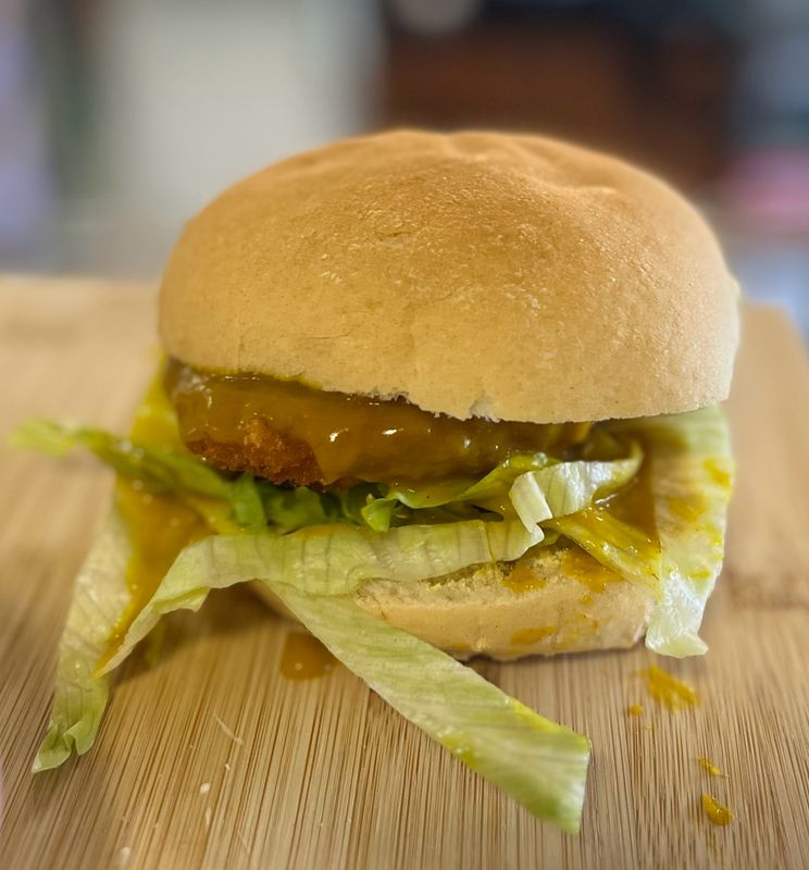 NEW Katsu Chicken Burger with Curry Sauce
