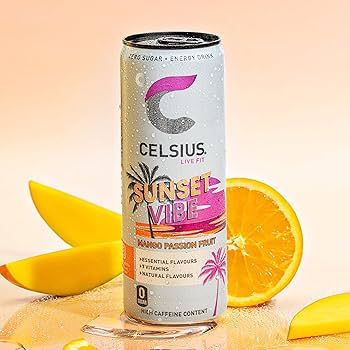NEW Celsius Energy Drink Sunset Vibe 355ml