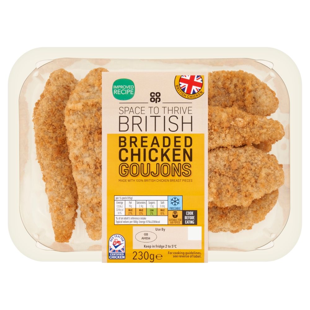 Coop Breaded Chicken Goujons 230g
