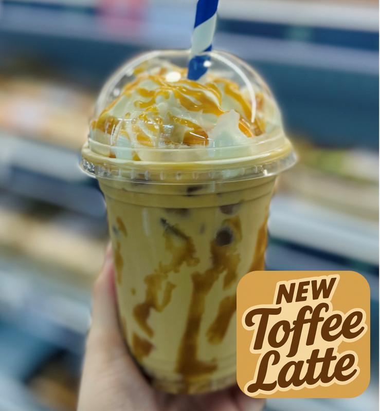 NEW Iced Toffee Latte 12oz
