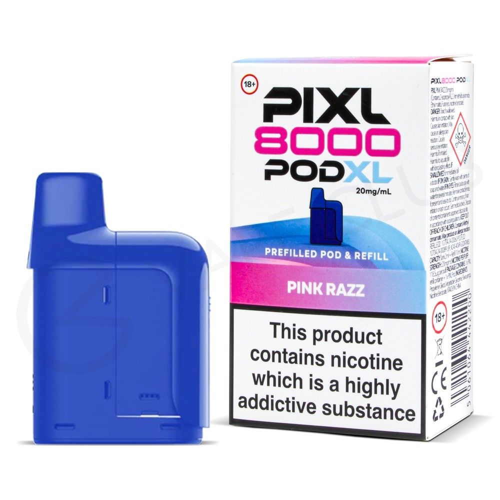 PIXL 8000 POD 20mg Pink Razz