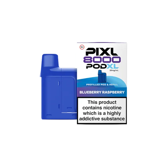 PIXL 8000 POD 20mg Blueberry Raspberry