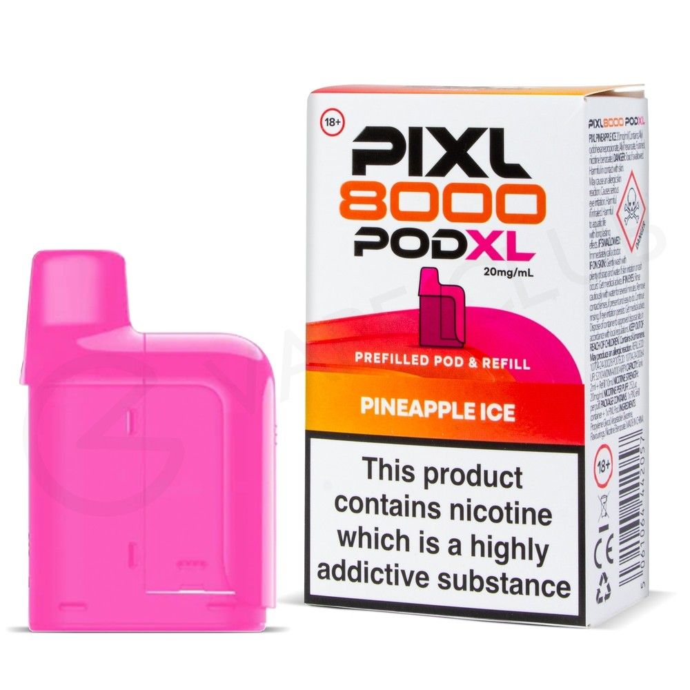 PIXL 8000 POD 20mg Pineapple Ice