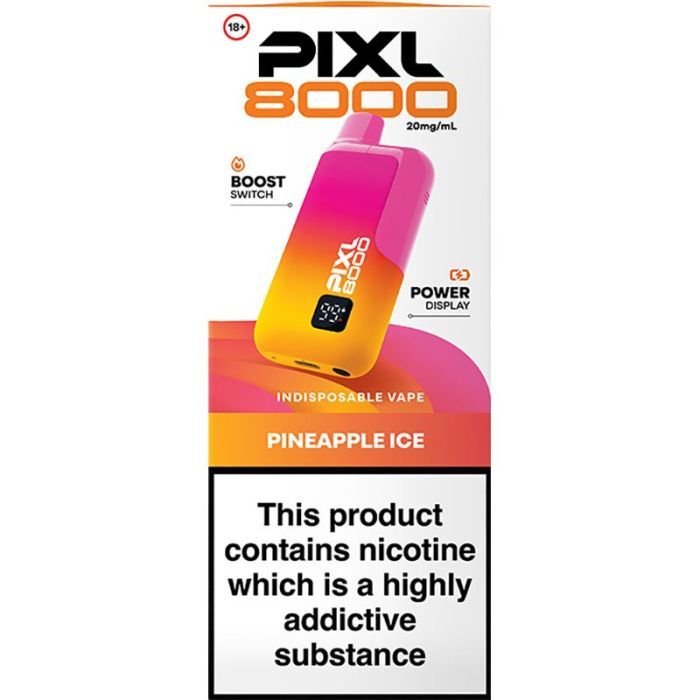 PIXL 8000 XL 20mg Pineapple Ice