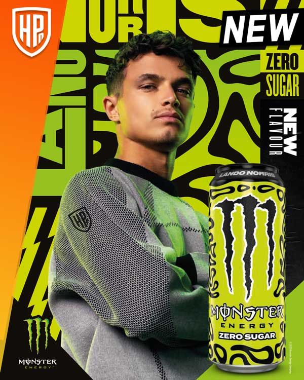 NEW Monster Lando Norris (Melon &amp; Yuzu)