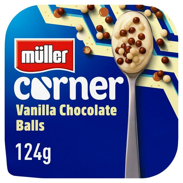 Muller Corner Vanilla Chocolate Balls 136g