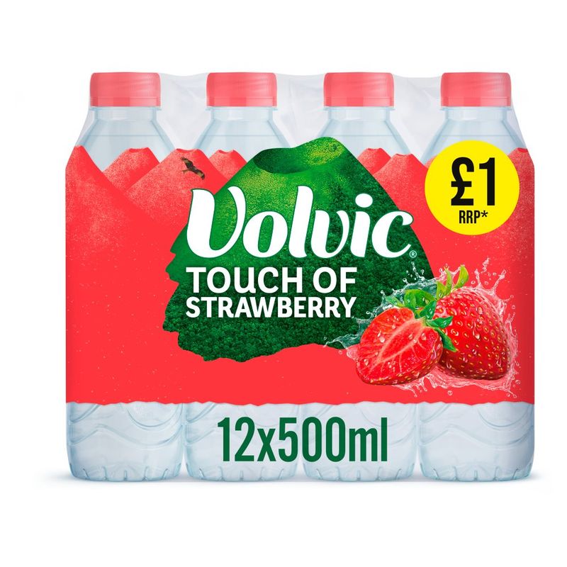 SAVER DEAL Volvic Strawberry 12x500ml