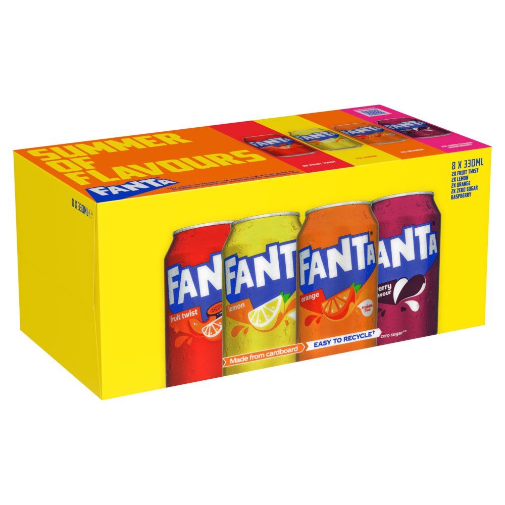 SAVER DEAL Fanta Variety 8 x 330ml