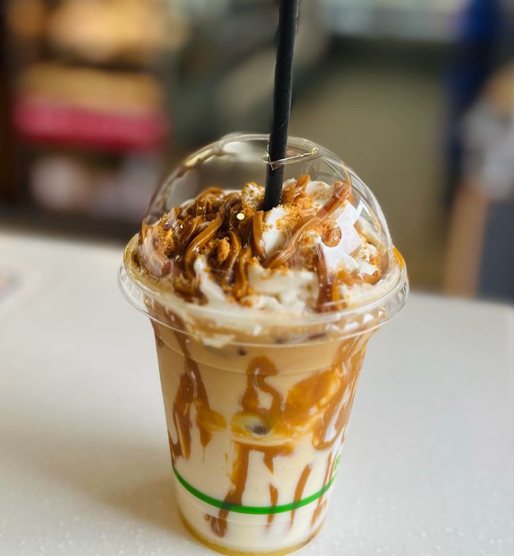 NEW Iced Biscoff Cappuccino 12oz