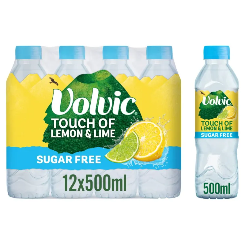 SAVER DEAL Volvic Lemon &amp; Lime 12x500ml