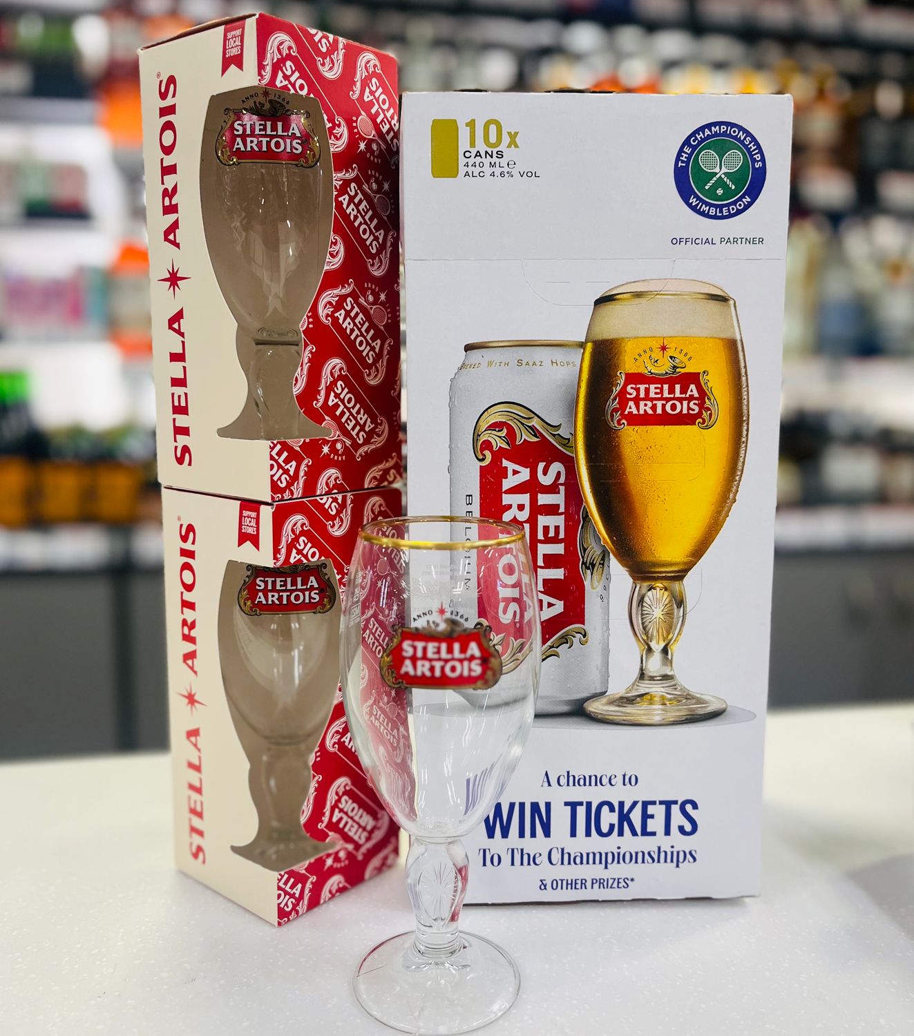 (FREE HALF PINT GLASS INCLUDED) Stella Artois 10x440ml