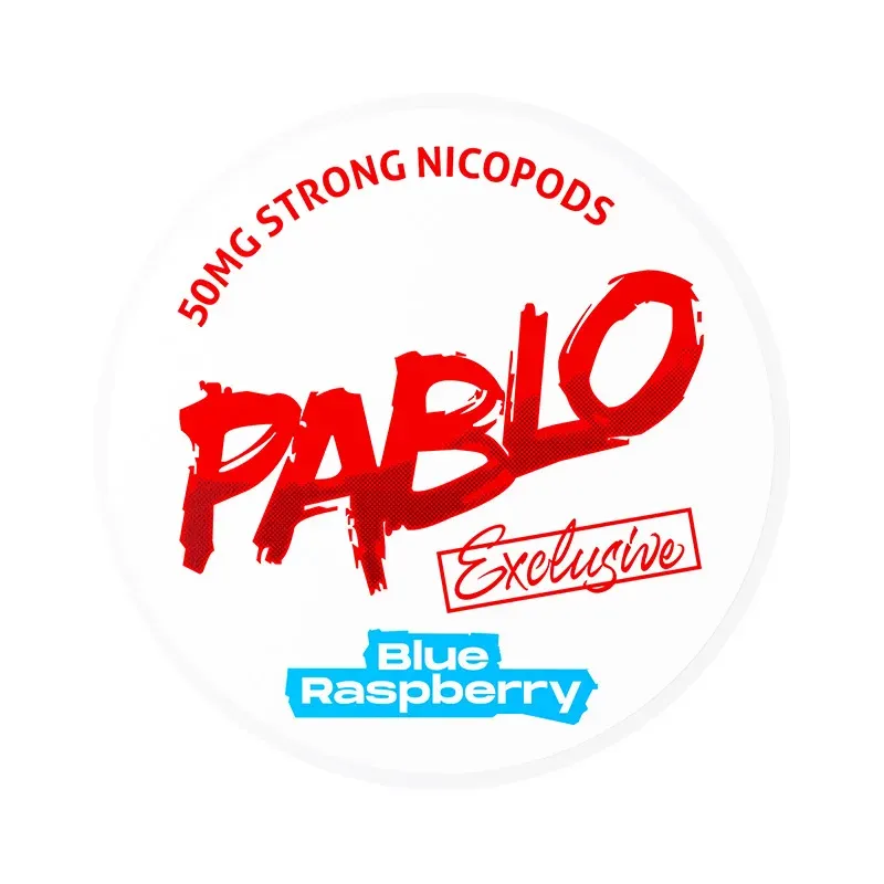 Pablo Blue Raspberry 50mg 20 pouches