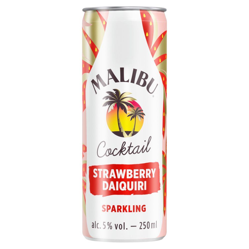 NEW Malibu Strawberry Daiquiri 250ml